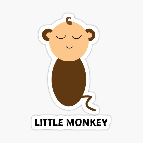 Little Monkey Sticker