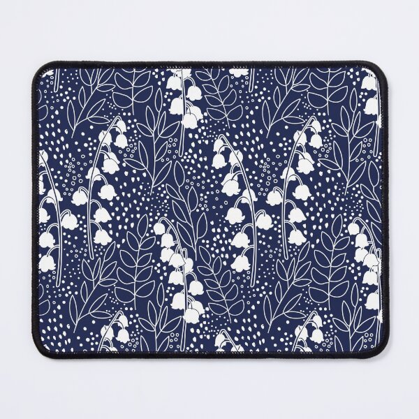 Item preview, Patrón de lirio de los valles - Azul marino designed and sold by monitdesign.