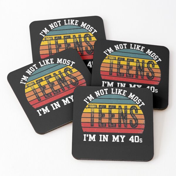 Item preview, I'm Not Like Most Teens I'm In My 40s  Gift T-Shirt designed and sold by Toumi ⭐⭐⭐⭐⭐.
