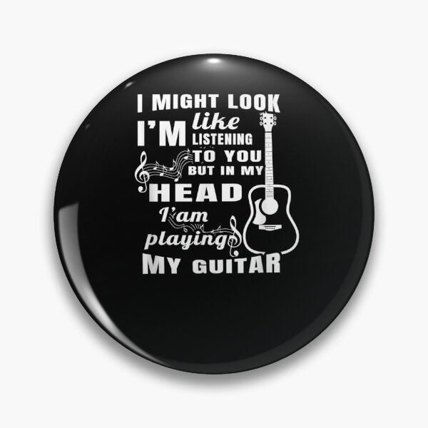 Item preview, I Might Look Like Listening Guitarist Music Lover Gift  designed and sold by bar0zysbertha.