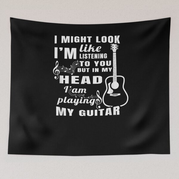 Item preview, I Might Look Like Listening Guitarist Music Lover Gift  designed and sold by bar0zysbertha.