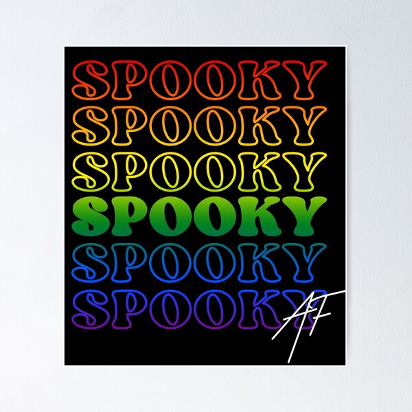 Item preview, LGBT Halloween Spooky AF designed and sold by koenluipaard.