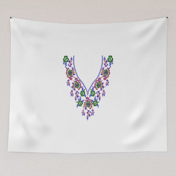 Aperçu de l'œuvre Motif de garniture du Moyen-Orient avec des fleurs créée et vendue par Cinily.