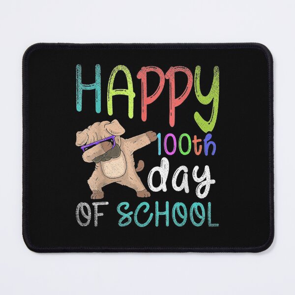 Item preview, Happy 100th Day Of School Dabbing Pug Dog 100 Days Of School designed and sold by bar0zysbertha.