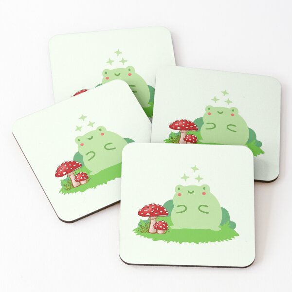 Item preview, Adorable Cottagecore Frog and Mushroom designed and sold by MiaDelelai.