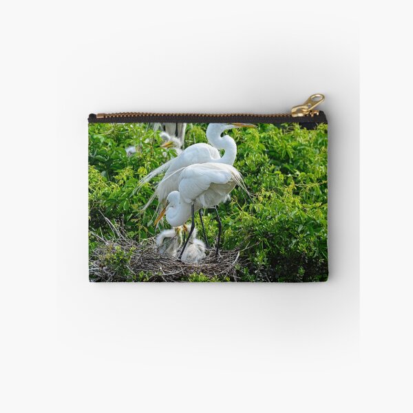 Item preview, Great Egrets And Babies designed and sold by LisaWootenPhoto.