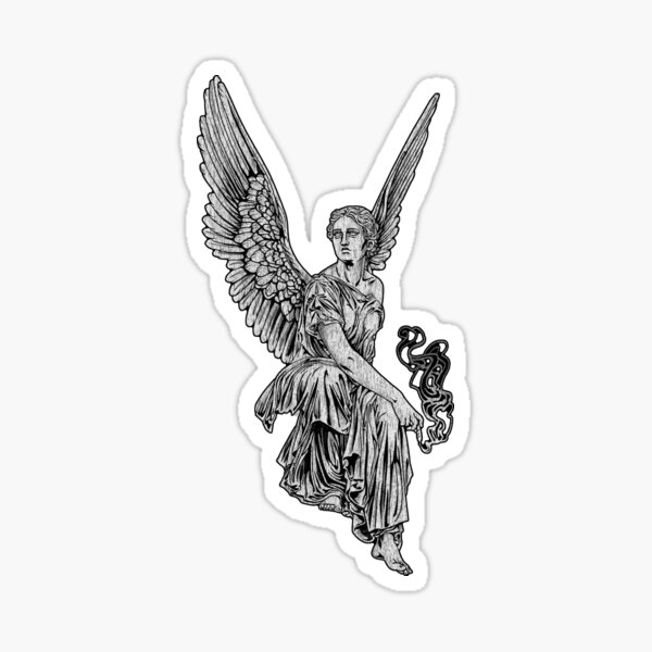 Angel Goth Sticker Decal Punk Grunge Tattoo