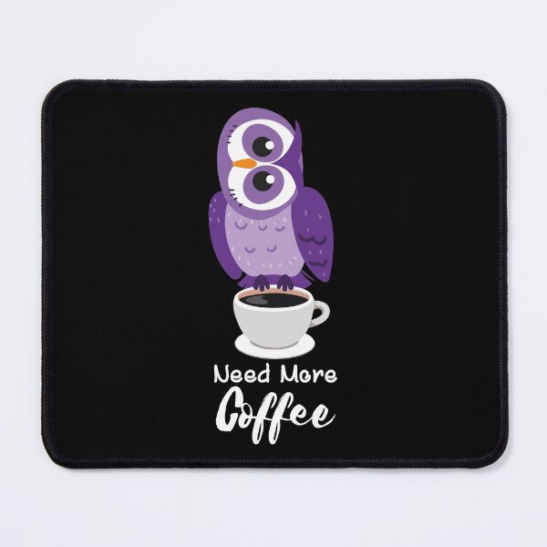 Item preview, OWL holding coffee mug & needs more Design designed and sold by Lighvision.
