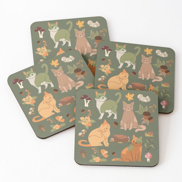 Item preview, Cute Autumn Cats | Fall Vibes | Pumpkin Patch Cats Collage designed and sold by MiaDelelai.