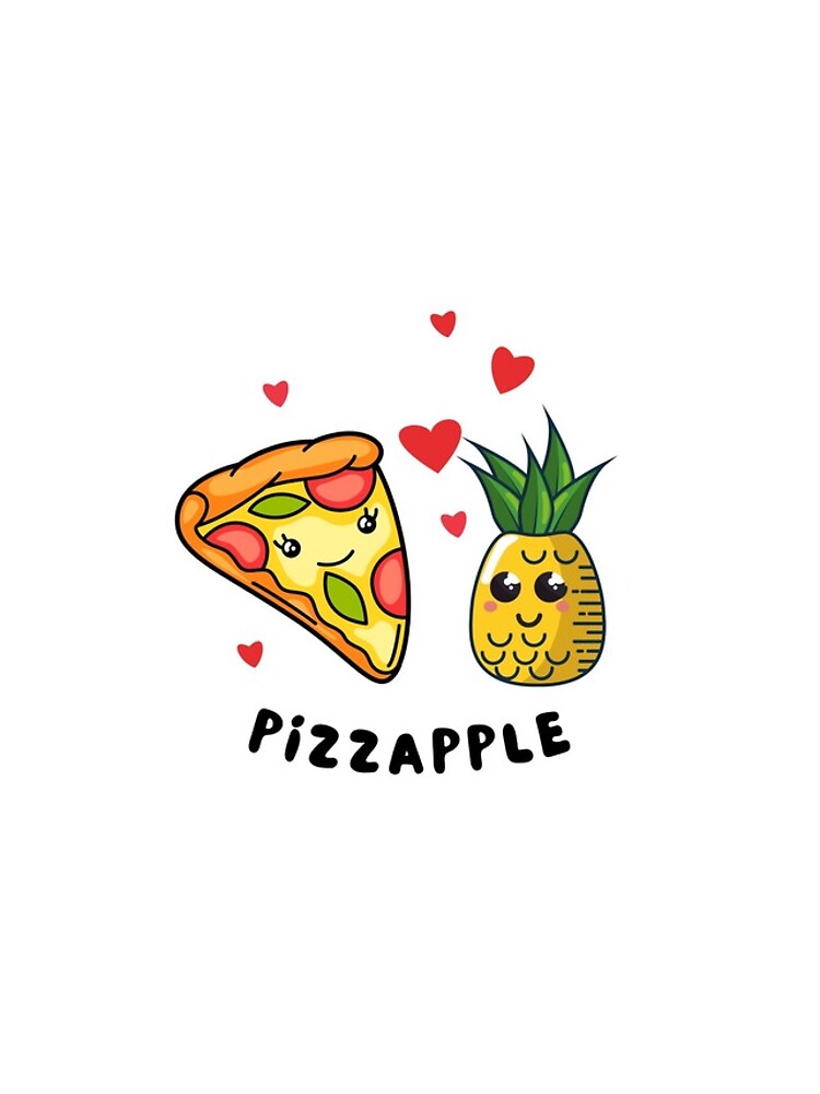 Discover Love Cute Pride Pineapple Pizza Pizzapple iPhone Case