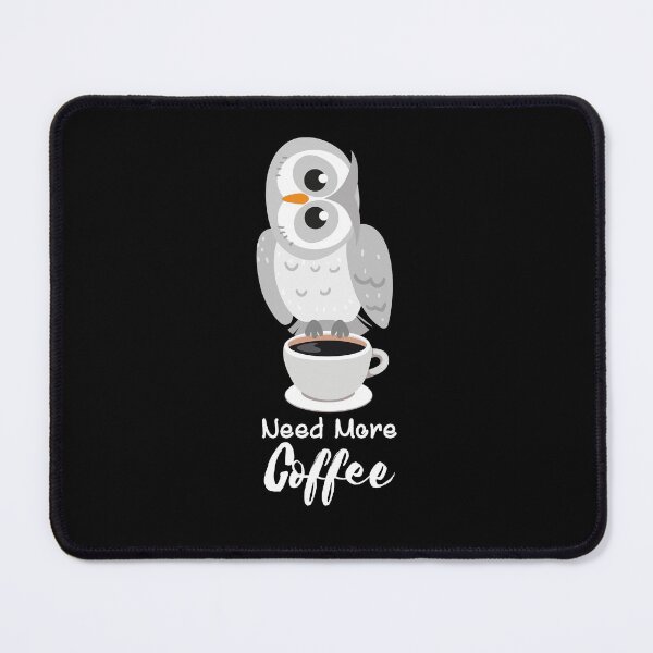 Item preview, OWL holding coffee mug & needs more Design designed and sold by Lighvision.