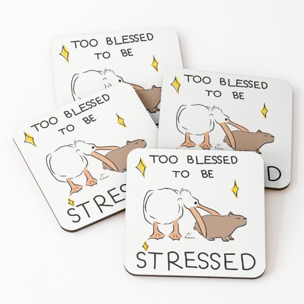 Item preview, Too blessed to be stressed designed and sold by CARMEN Amoros Fernandez.