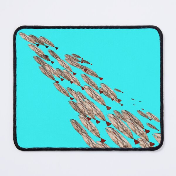 Item preview, Expressionist Abstract Art - School of Fish designed and sold by carolpatricia.