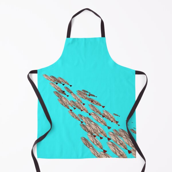 Item preview, Expressionist Abstract Art - School of Fish designed and sold by carolpatricia.
