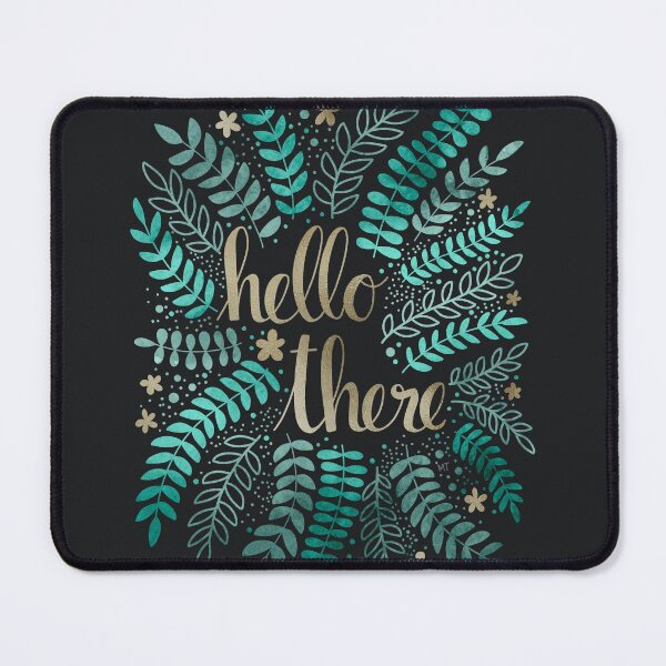 Item preview, Hello There - Green and Gold designed and sold by monitdesign.