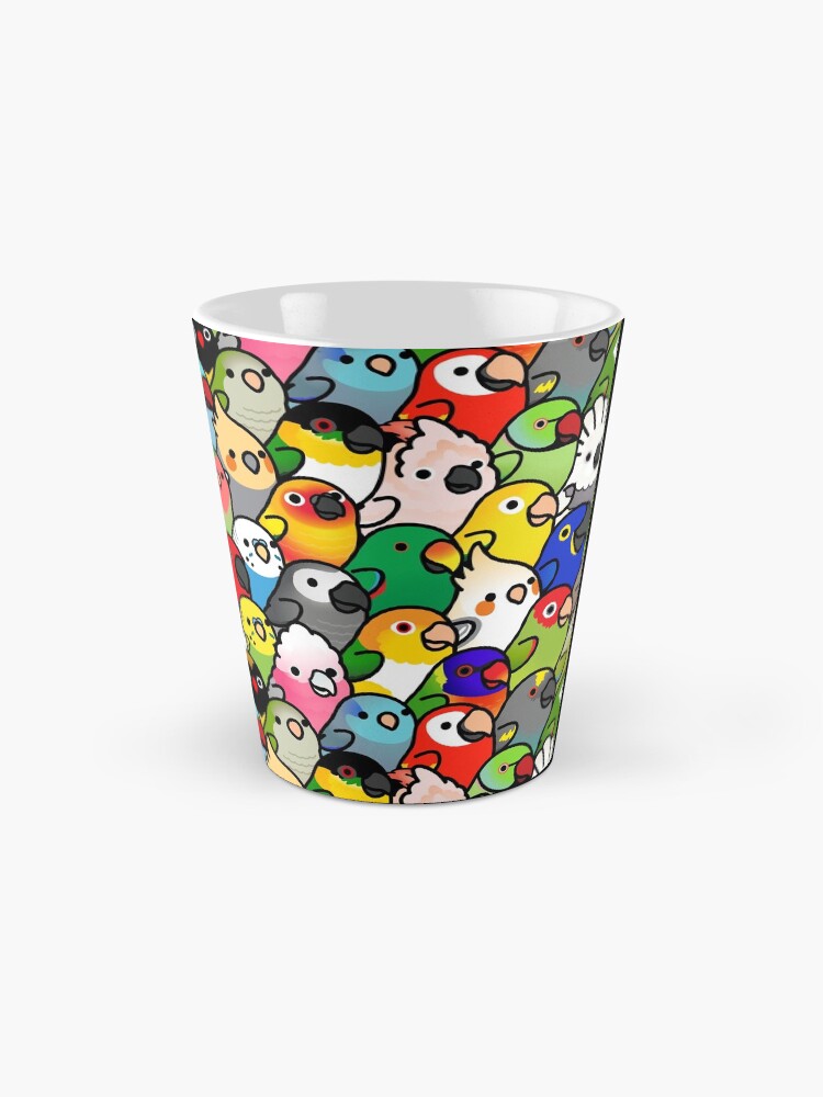 Alternate view of Everybirdy Pattern Coffee Mug