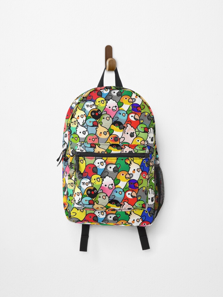Thumbnail 1 of 3, Backpack, Everybirdy Pattern designed and sold by birdhism.