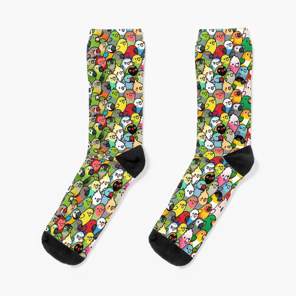 Everybirdy Pattern Socks