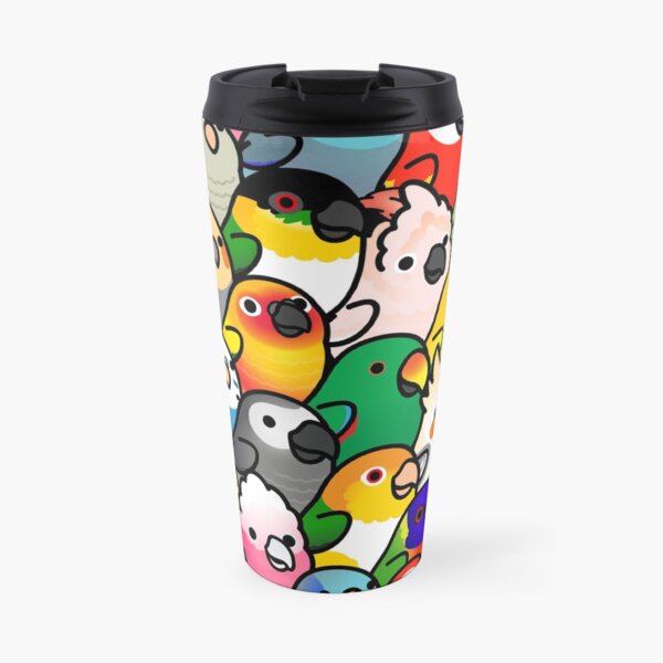 Everybirdy Pattern Travel Coffee Mug