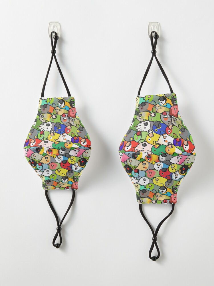 Alternate view of Everybirdy Pattern Mask