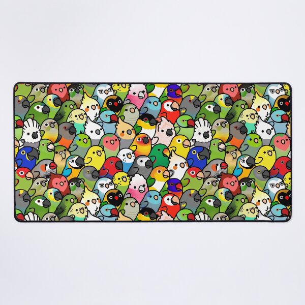 Everybirdy Pattern Desk Mat