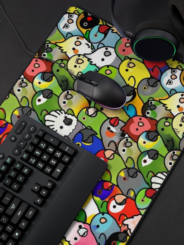 Alternate view of Everybirdy Pattern Mouse Pad