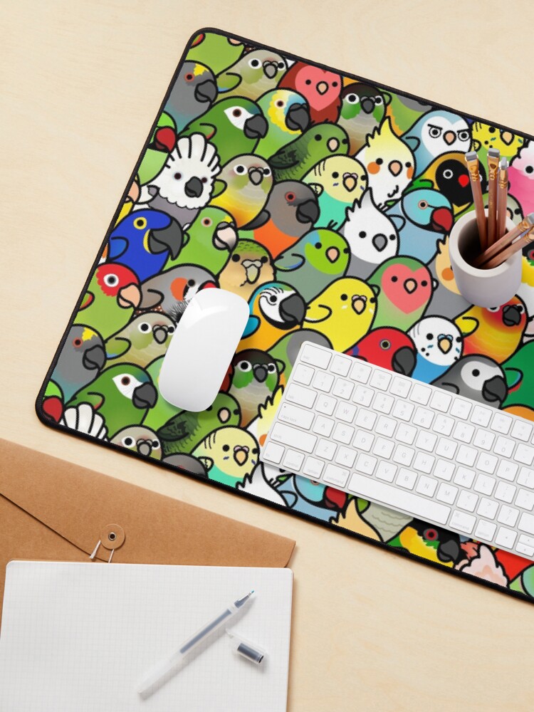 Alternate view of Everybirdy Pattern Mouse Pad