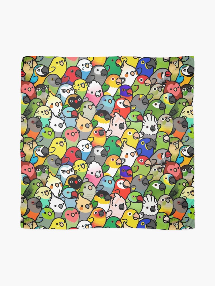 Alternate view of Everybirdy Pattern Scarf