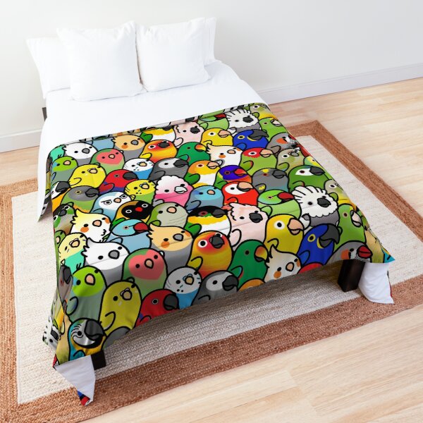 Everybirdy Pattern Comforter