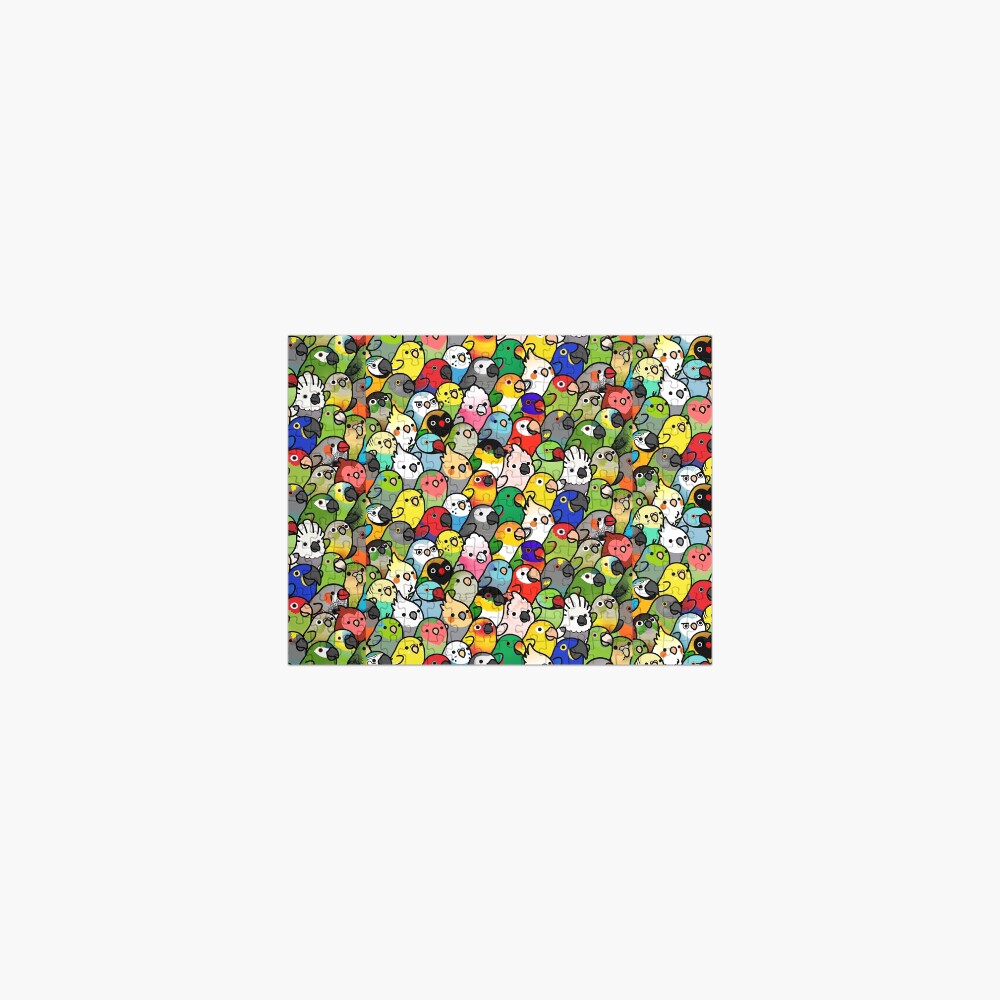 Everybirdy Pattern Jigsaw Puzzle
