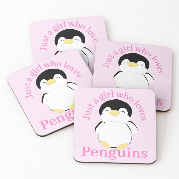 Item preview, Just A Girl Who Loves Penguins kawaii designed and sold by brendanre.