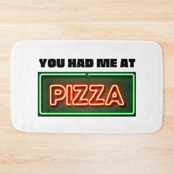 Item preview, This is My Pizza Making You Had Me At Pizza Funny Neon Cute Foodie  designed and sold by CBCreations73.