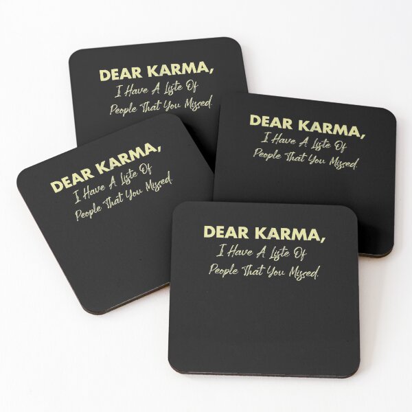 Item preview, Dear Karma Sarcastic Funny vintage designed and sold by Amineharoni.