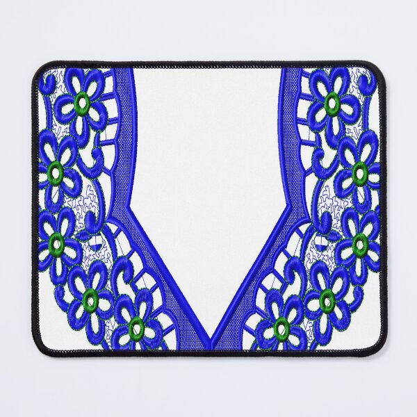 Item preview, Algerian trim pattern with flowers designed and sold by Cinily.