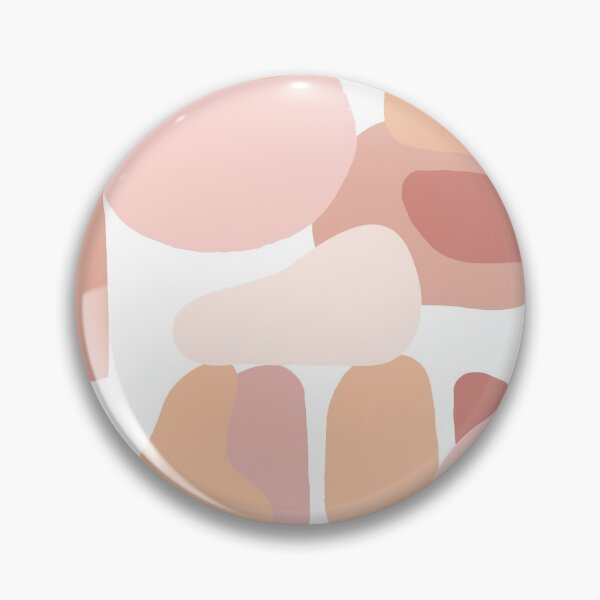 Item preview, Arte abstracto moderno en oro rosa con colores beige, rosa, naranja y rojo. designed and sold by PixieHollowShop.