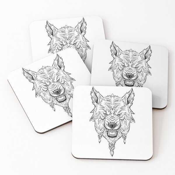 Item preview, Bearded wolf. designed and sold by cheapheat.