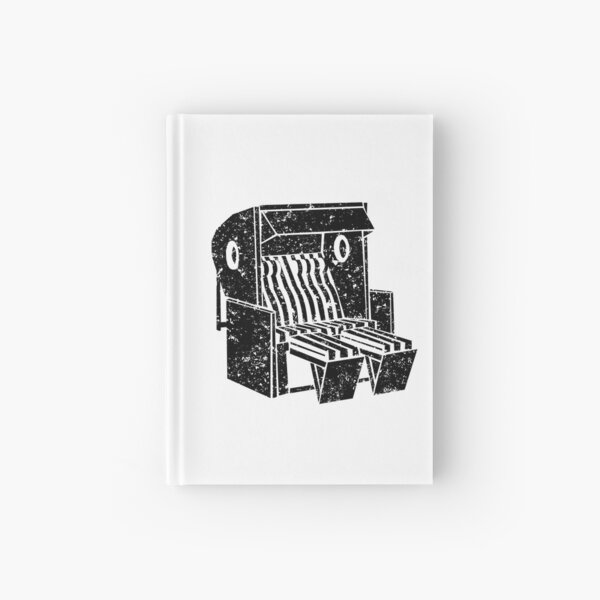 Strandkorb Illustration von Clarissa Schwarz Notizbuch