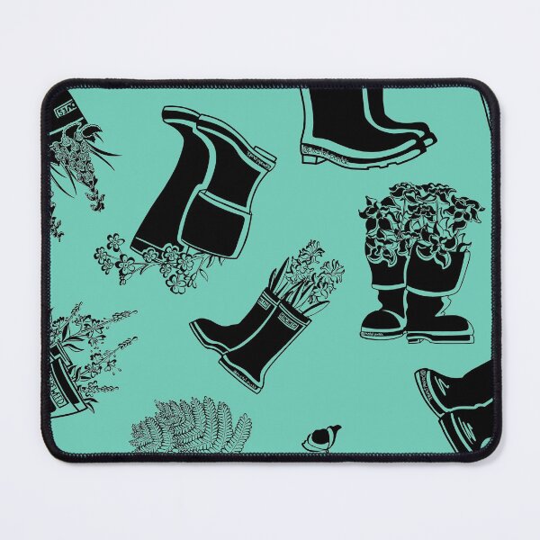 Item preview, Bunch Berry Black Lineart Rain Boot designed and sold by Krystal  Thomas.