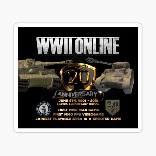 20th Anniversary Mouse Pad Sticker
