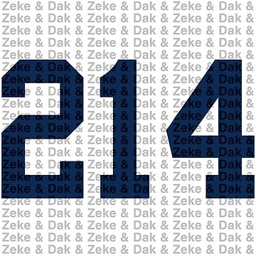 say it fast) Zeke & Dak & (BLUE 214) Essential T-Shirt for Sale