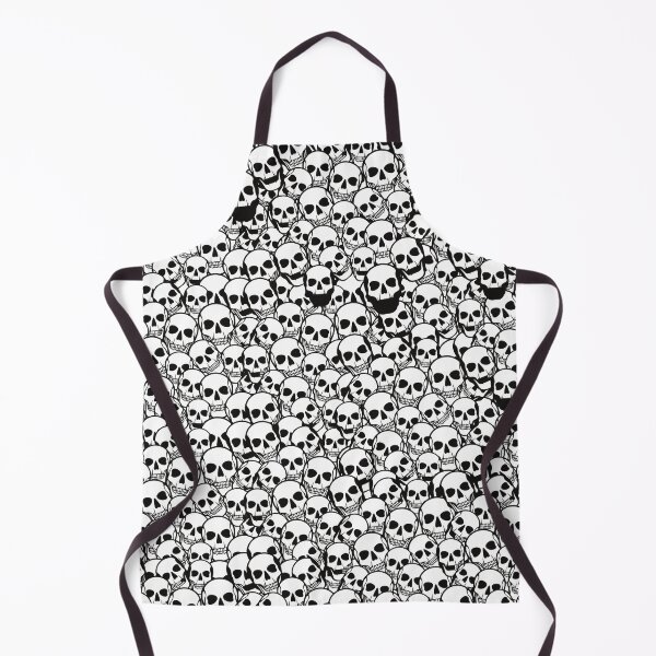 Item preview, Spooky halloween gothic scary skull seamless pattern designed and sold by chuckletuckle.