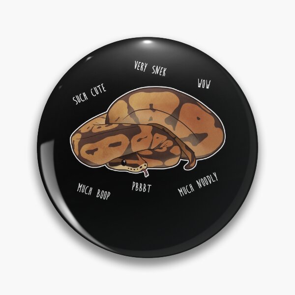 Item preview, Ball Python Wow Snek designed and sold by Clara Hollins.