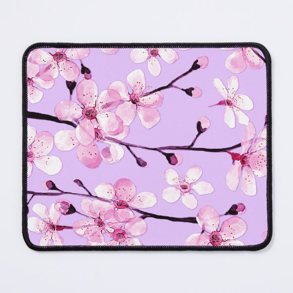 Item preview, Cherry blossom watercolor pink  designed and sold by MagentaRose.