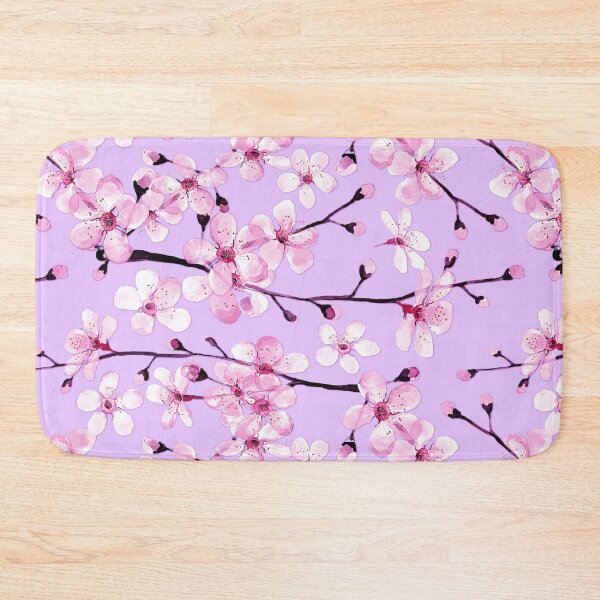 Item preview, Cherry blossom watercolor pink  designed and sold by MagentaRose.