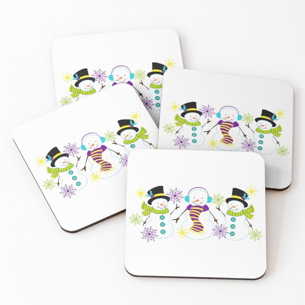 Item preview, Smiling Snowmen designed and sold by ChelleCreate.