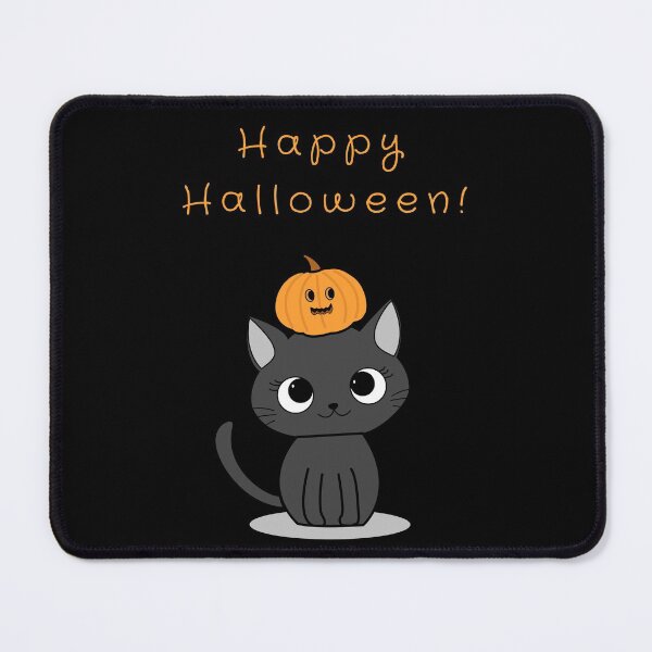 Item preview, MERRY HALLOWEEN - Black Cat designed and sold by annaspoljar.