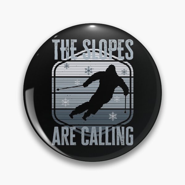 Item preview, The slopes are calling, Funny Skiing quote, Gift for skier designed and sold by AS-Shirts.