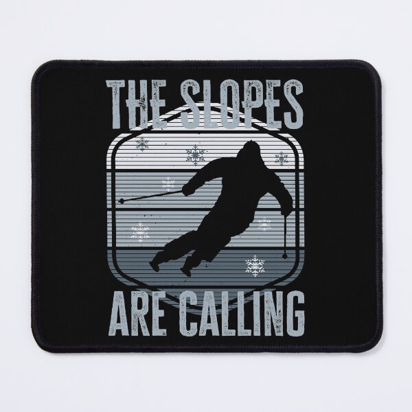 Item preview, The slopes are calling, Funny Skiing quote, Gift for skier designed and sold by AS-Shirts.