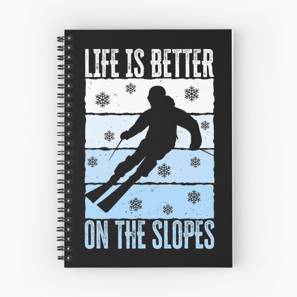 Item preview, Funny Skiing quote, Life is better on the slopes, Gift for skier designed and sold by AS-Shirts.