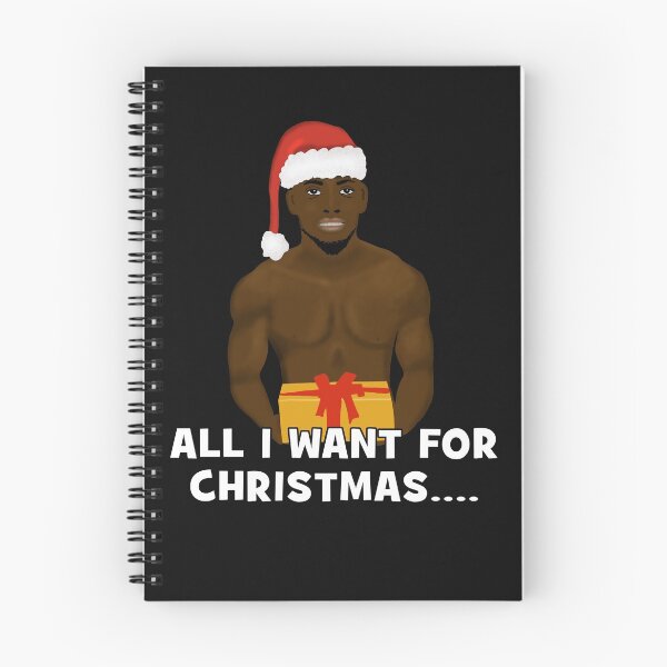 Item preview, Sexy African American Man With Santa Hat Christmas designed and sold by blackartmatters.